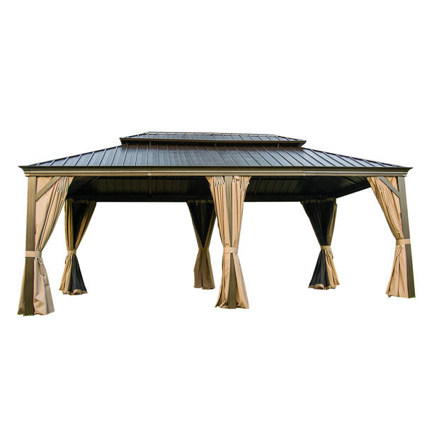 domi outdoor living Universal Winter Cover for Hardtop Gazebos 12x12